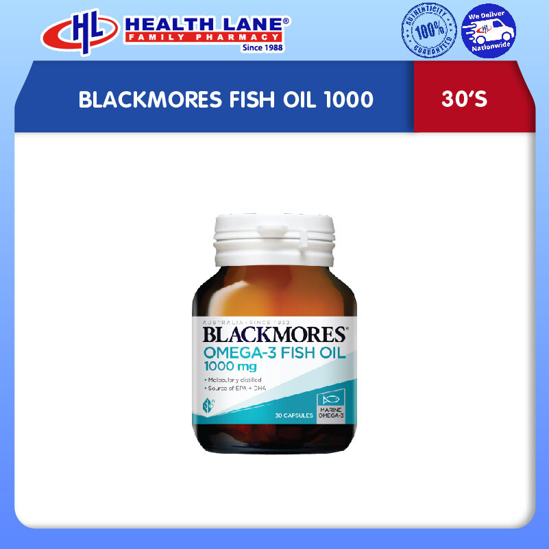 BLACKMORES MINYAK IKAN 1000 (30'S)